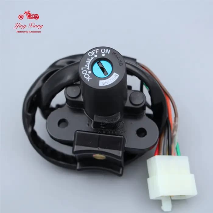 Jeu de clés de verrouillage de moto, interrupteur de ville, adapté pour Kawasaki ZZRfemelle ZZR400 1