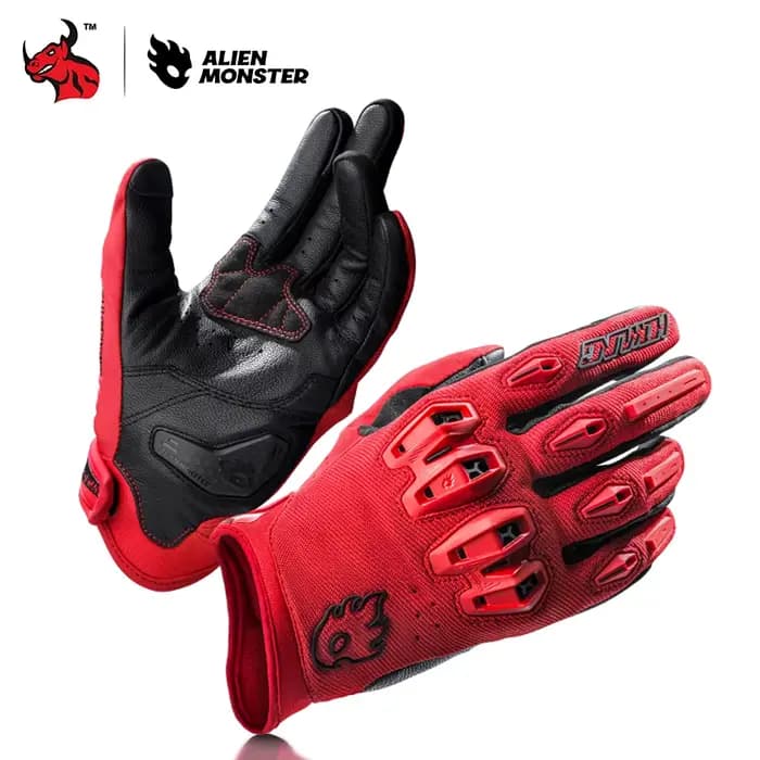 Gants de moto respirants certifiés CE pour l'équitation tout-terrain gants de motocross durables ven