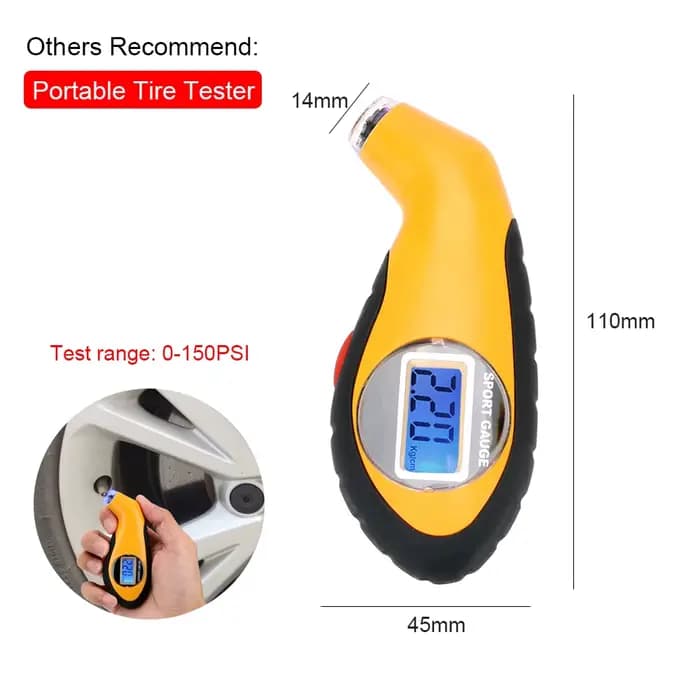 Système de permission de Pression pour Moto, M3 TPMS, 2 Capteurs, Test Vocal, Affichage Étanche, Tes