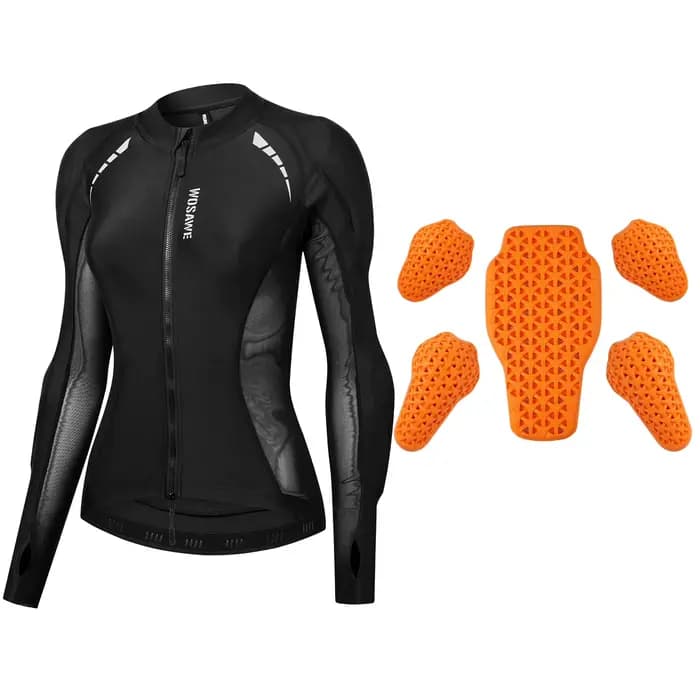 Veste de moto pour femme avec armure Protection certifiée CE2 Veste d'équitation en maille haute vis