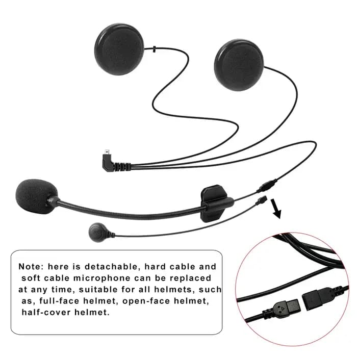 Freedconn – écouteurs d'interphone pour moto, pour T-COM VB T-COM SC, casque Bluetooth, accessoires 