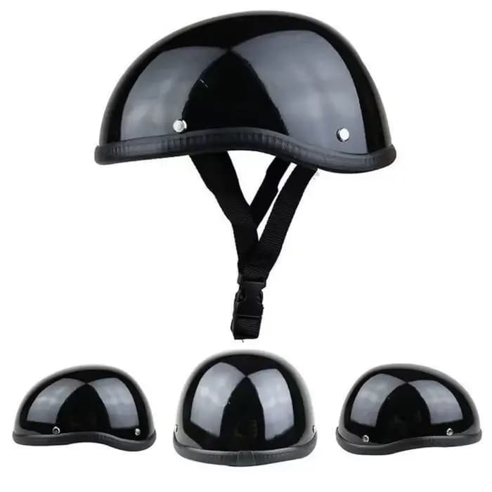 Casque demi-visage léger réglable, ventilation confortable, casque de moto, taille uniforme ABS, cas