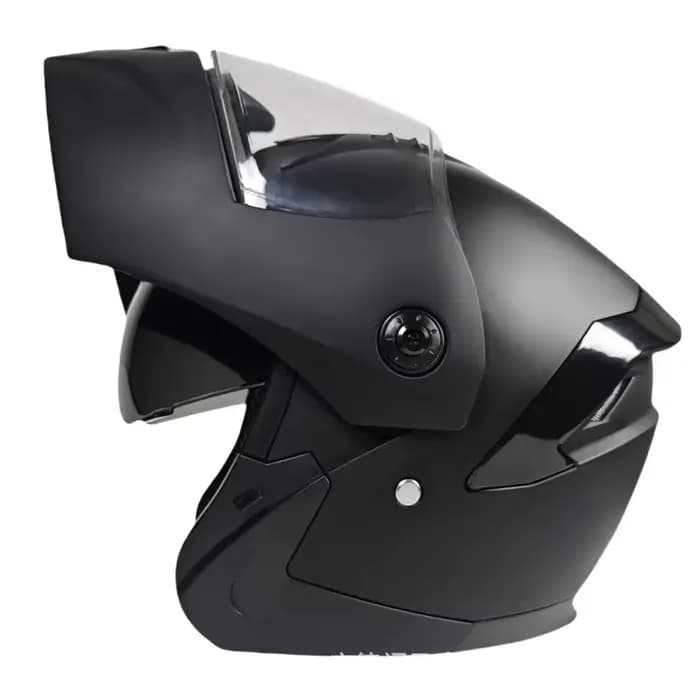 Dernier modèle de casque de moto modulaire de sécurité à visière rabattable, pour le voyage et la co