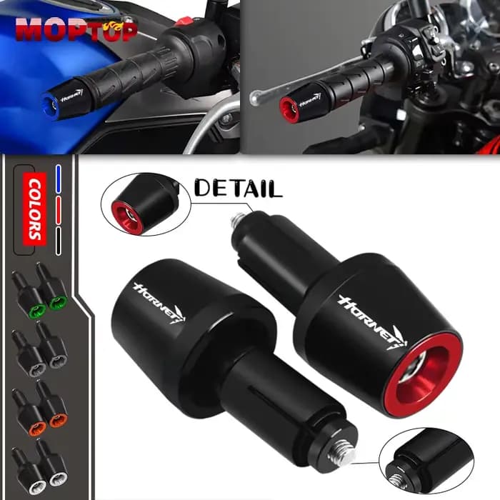 Pour CB750 Hornet CB 750 HORNET 2023-2026 7/8 "22mm moto CNC guidon poignée extrémités contrepoids c