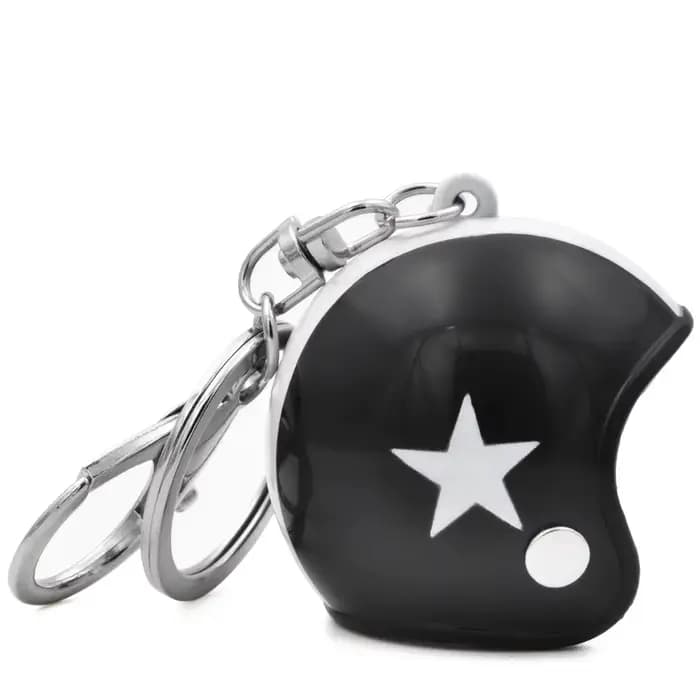 BJMOTO mode voiture moto casque porte-clés porte-clés Mini moto pendentif porte-clés hommes moteur a