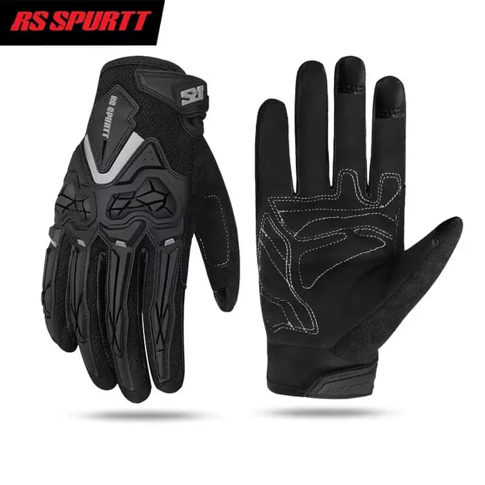 RS01 Gants de moto d'été – Protection contre les chocs antidérapante en maille respirante pour homme