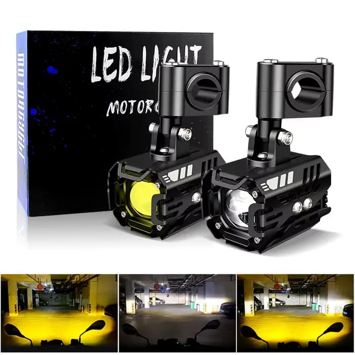 Ensemble auxiliaire de phares antibrouillard LED pour motos, R1200GS, 80W, pour BMW R1200GS F850GS F