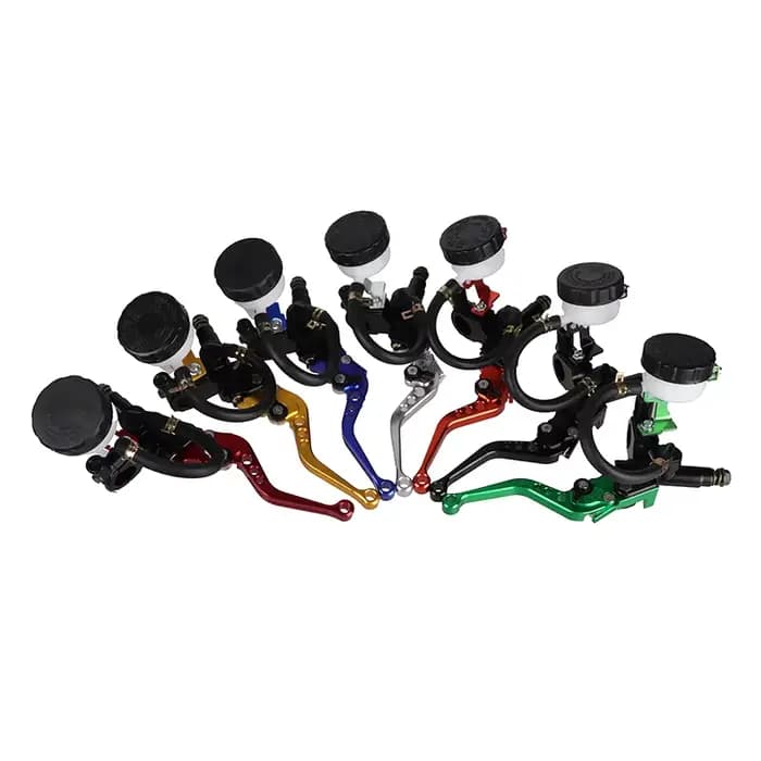 Kit universel de leviers de réservoir de maître-cylindre de frein d'embrayage réglable de moto CNC p
