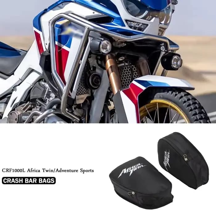Sacs de barre de sécurité pour cadre de moto Honda CRF1000L Africa Twin CRF1000L Adventure Sports, s