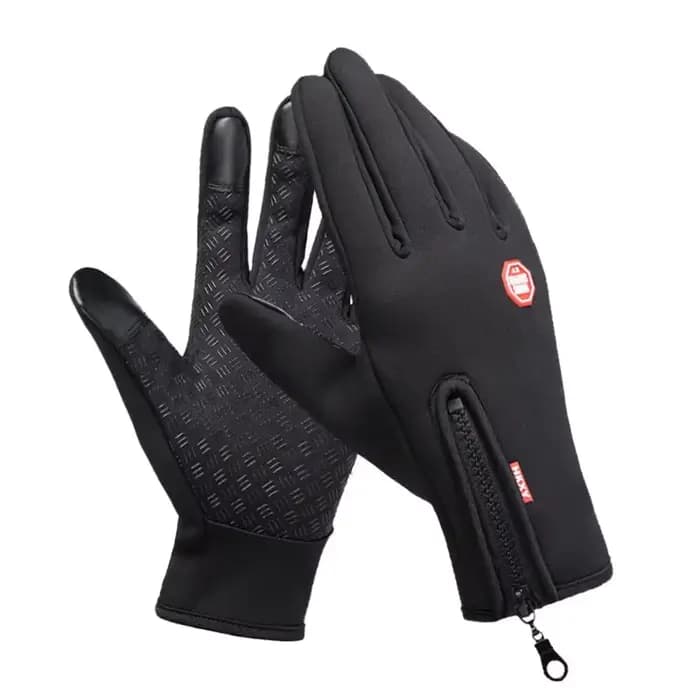 Gants de moto d'hiver imperméables et coupe-vent, gants de cyclisme, Snowboard, moto, conduite, chau