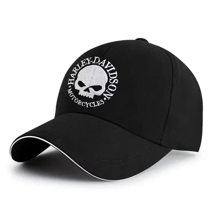 Casquette de baseball de moto tendance brodée, chapeau de sport d'extérieur pour hommes et femmes, c