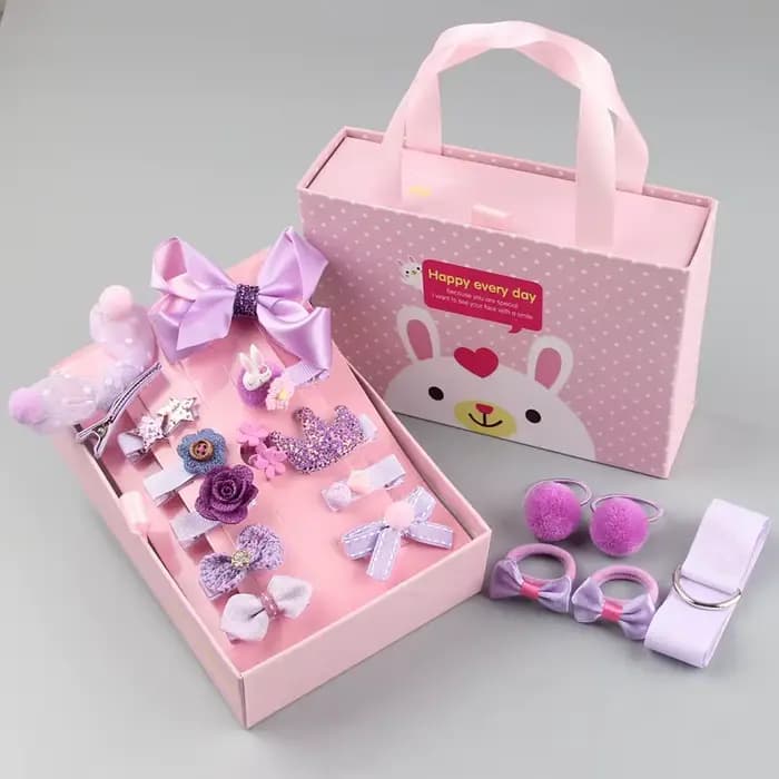 18 pièces/pack bébé filles cheveux accessoires épingle à cheveux princesse coiffure fille enfants Ba