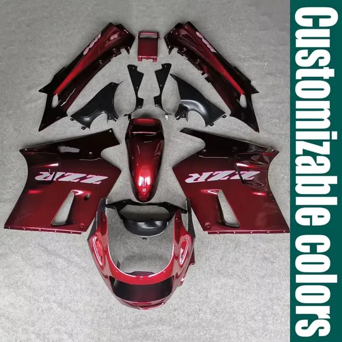 Kit de carénage ABS adapté à Kawasaki ZZR1100 1990 1991 1992 ZX-11, Kit de panneau de carrosserie ZX