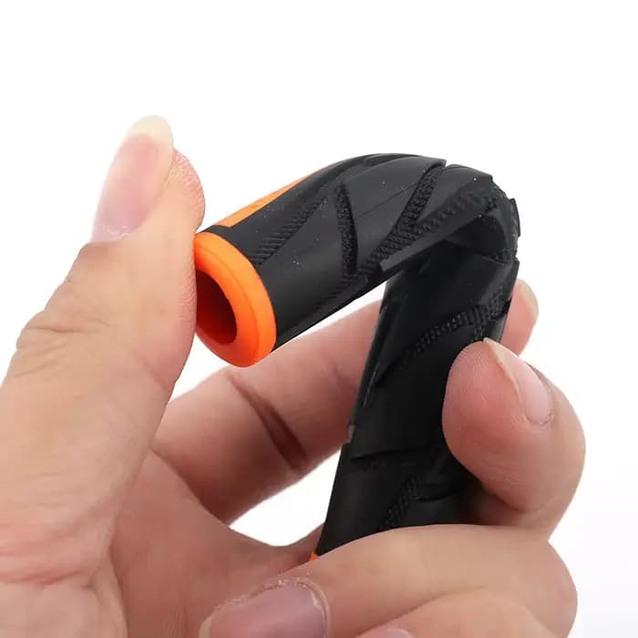 Poignée de frein manchon en Silicone moto vélo protecteur en caoutchouc souple anti-dérapant couvert