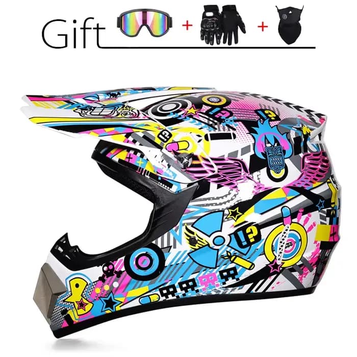 Casques de Motocross unisexes pour adultes, approuvés DOT, casque de course tout-terrain pour Moto t