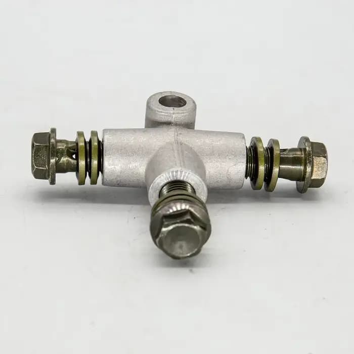 Connecteur de raccord de tuyau de frein hydraulique, adaptateur en T à 3 voies pour ATV Kart M10 X 1