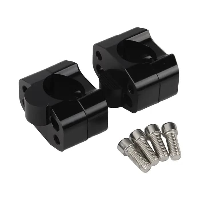 Pince de guidon de moto 1-1/8 "28mm, adaptateur de poignée, accessoires en aluminium CNC, course uni