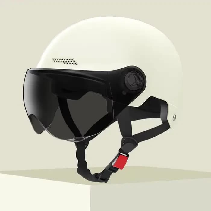 Casque de moto pour vélo électrique, demi-casque pour hommes et femmes, en été, 2025