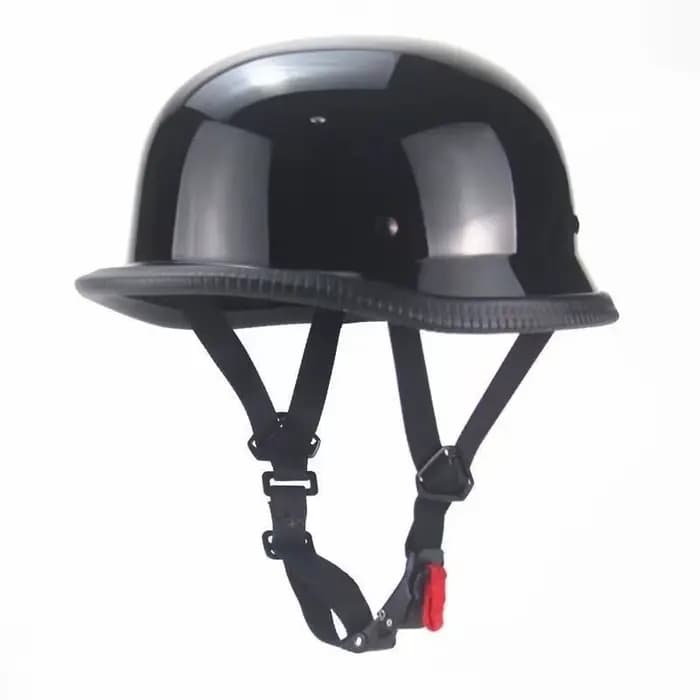 Casque de moto Cruiser Vintage casque ouvert demi-casque moto allemagne casque de sécurité visage ré