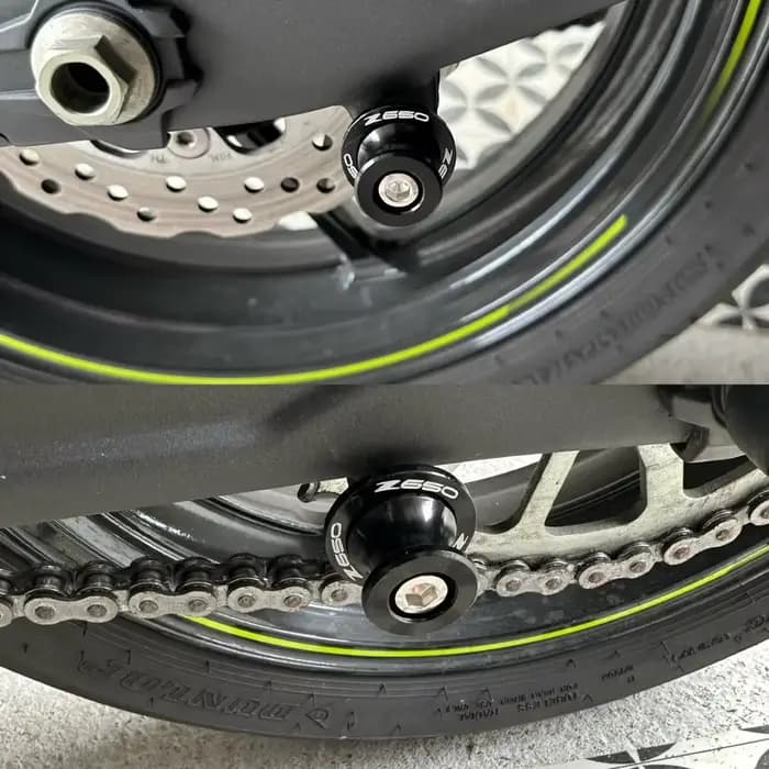 REALZION Z900 boule de stationnement de moto 8MM supports de cadre vis bras oscillant bobines curseu