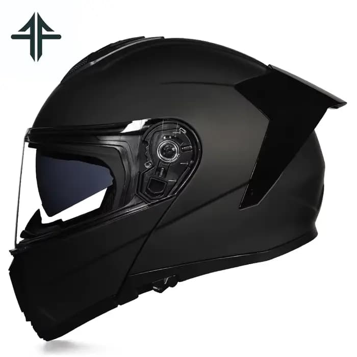Casque intégral de Moto personnalisé pour hommes et femmes, à la mode, à double lentille, pour cours
