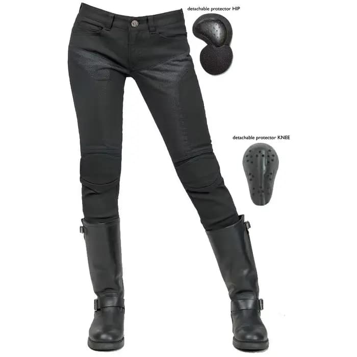 Pantalon de moto pour femme, jean de motocross pour la conduite en plein air avec équipement de prot