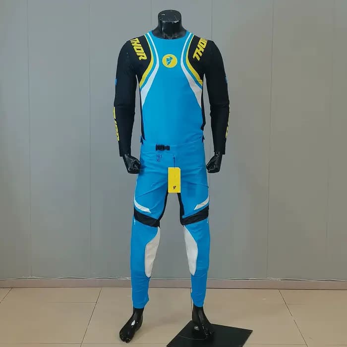 Veste et pantalon de moto tout-terrain, combinaison de course respirante en deux pièces, adaptée aux