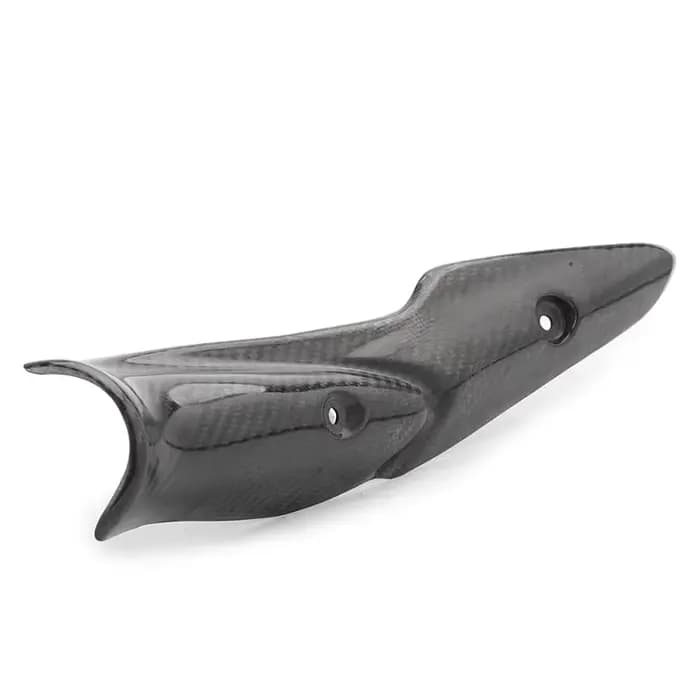 Couvercle de Protection Thermique en Fibre de Carbone pour Moto Kawasaki, Accessoire Anti-Brûlure po