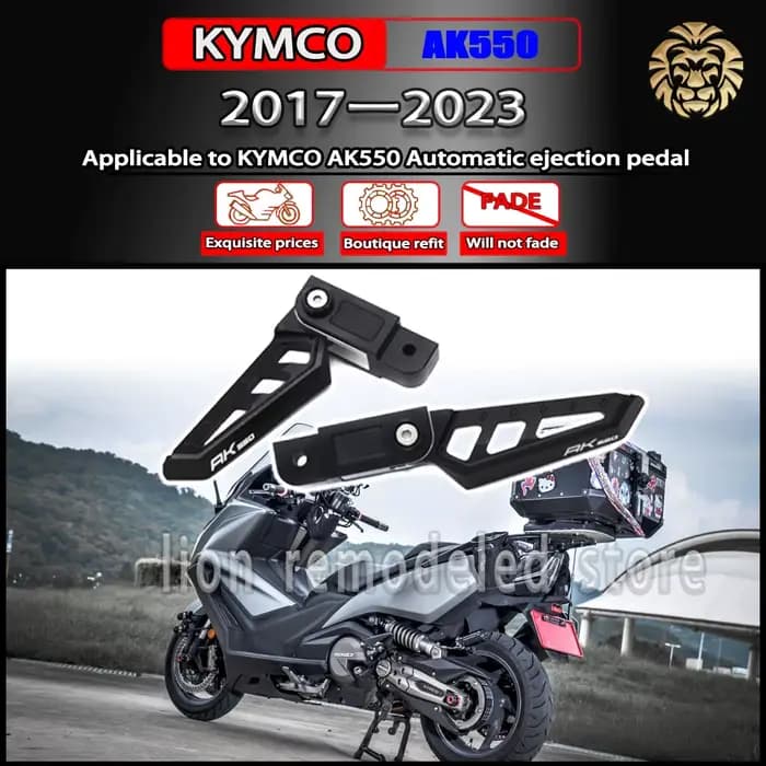 Pédale d'éjection de passager, accessoires extérieurs, KYMCO AK 550 AK550 2017 2018 2019 2020 2021 2