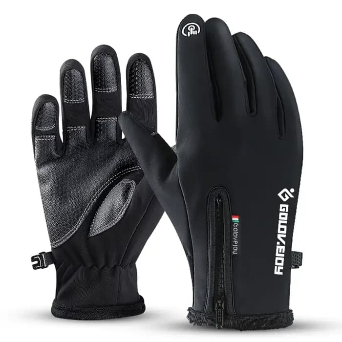 Gants de Moto gants de Moto hiver thermique doublé polaire hiver résistant à l'eau écran tactile ant