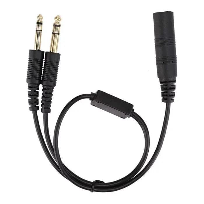 Adaptateur de casque d'aviation générale pour hélicoptère, connecteur de casque, Communication d'avi