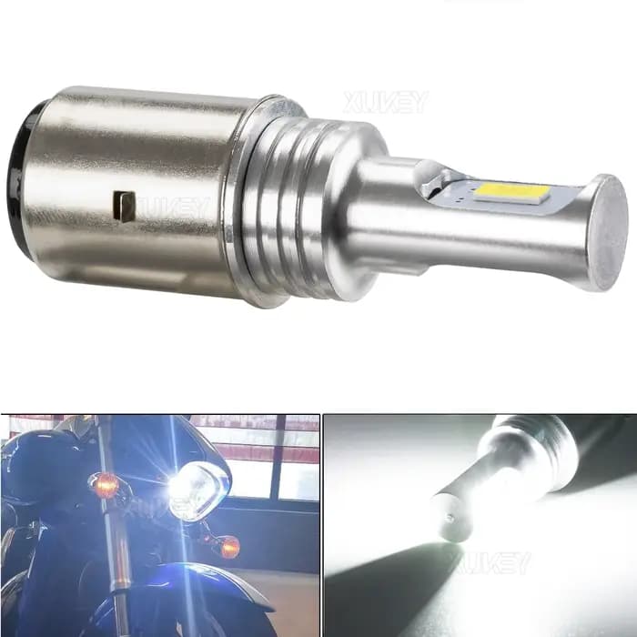 BA20D LED ampoule de phare de moto DC 12V S2 H6 LED ampoule phare pour chinois Taotao Scooter adulte