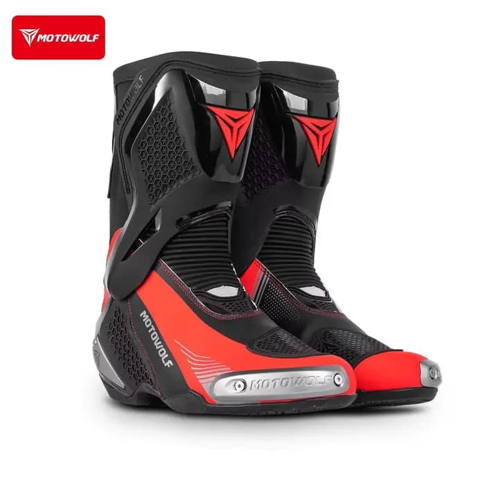 Motowolf Moto bottes d'équitation Moto chaussures imperméables haut de gamme botte de course tout-te