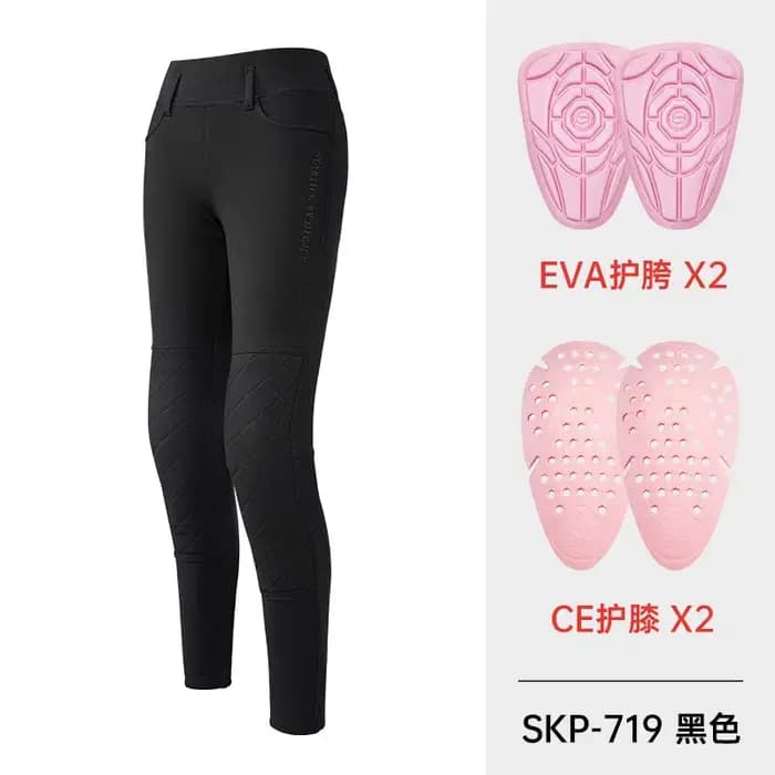 Pantalon de moto pour femme, coupe slim, élastique, quatre saisons, vêtements de course, chaud et an