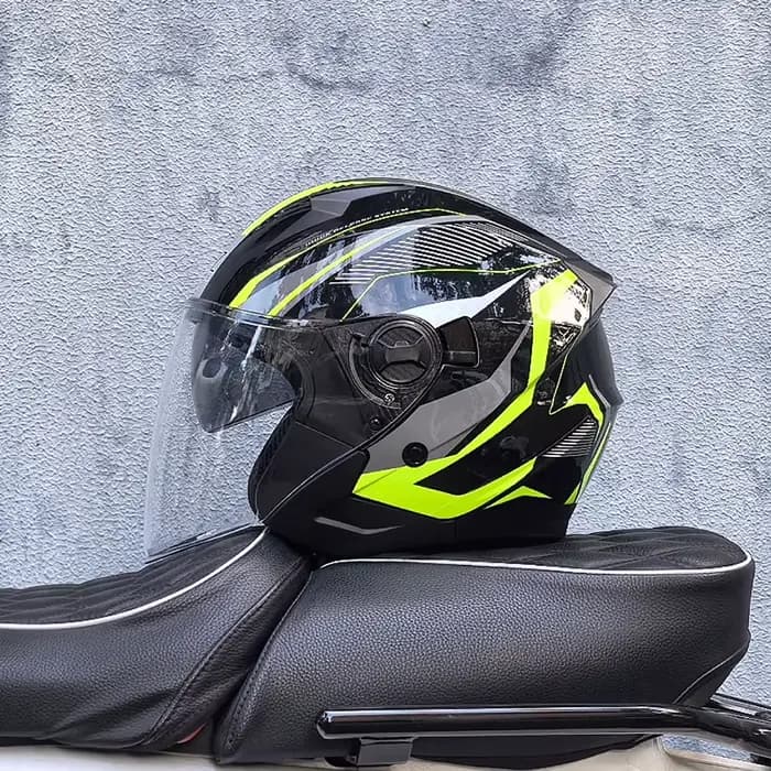ORZ-Demi-casques de moto pour touristes, lentille de scooter, casque d'équitation de village, penden