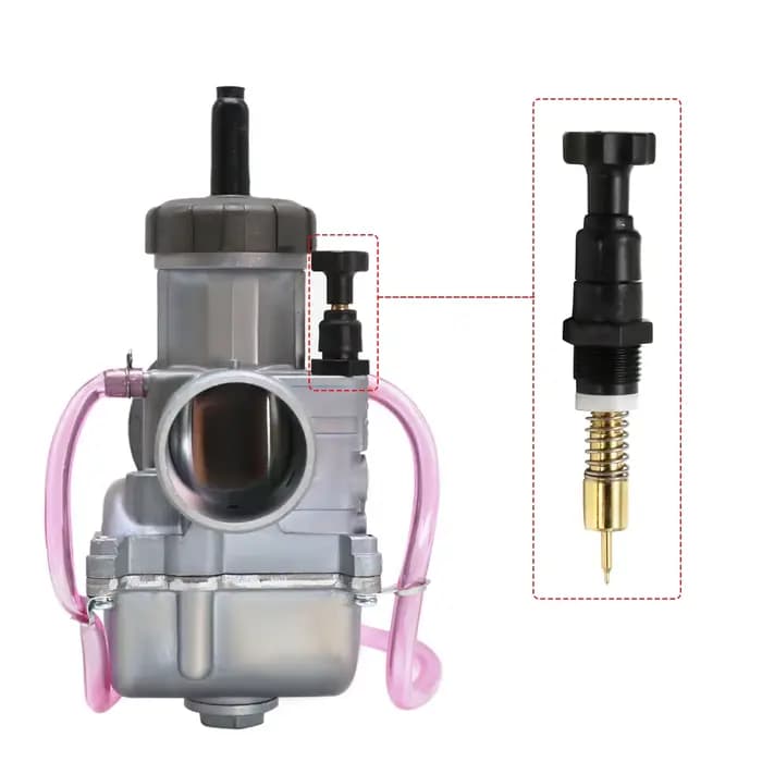 Sclmotos Vanne de starter pour Keihin PJ34 PJ36 PJ38 Levier de starter de carburateur Bouton de déma