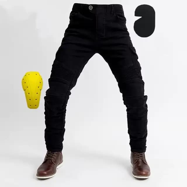 Jeans de moto pour hommes et femmes, pantalons de moto pour la protection contre les chutes, pantalo