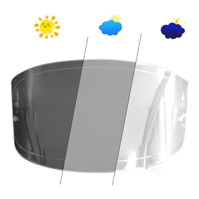Visière de casque photochromique pour SHOEI Glamster, lunettes de visière de casque de moto, thé hro