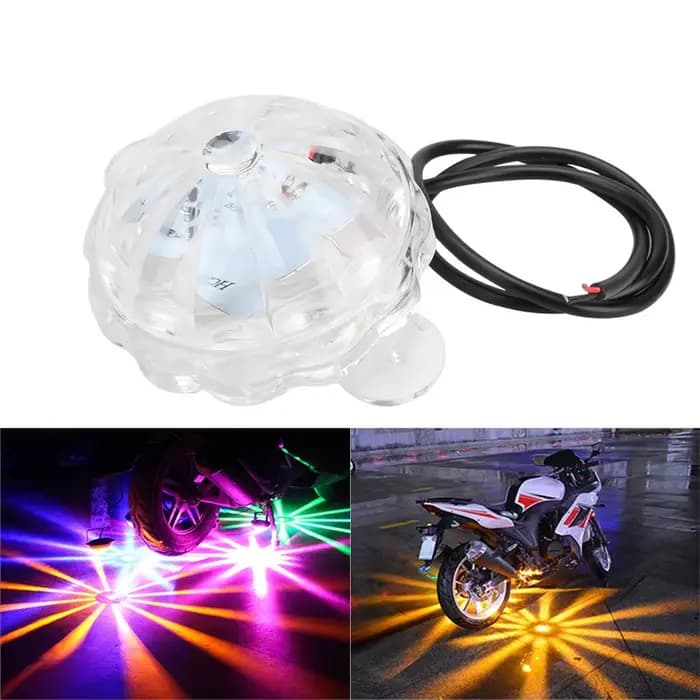 1 pièces moto LED châssis lumière RGB Flash lampe stroboscopique moto décoration atmosphère lumière 