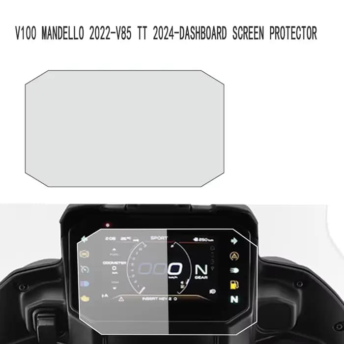 Protection d'écran anti-rayures pour tableau de bord de moto Transalp 2025, Moto Guzzi V100 Mandello