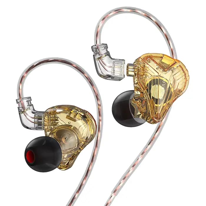 Écouteurs intra-auriculaires CVJ KE-S Dual Magnetic Dynamic Driver 360 °   Écouteurs intra-auriculai