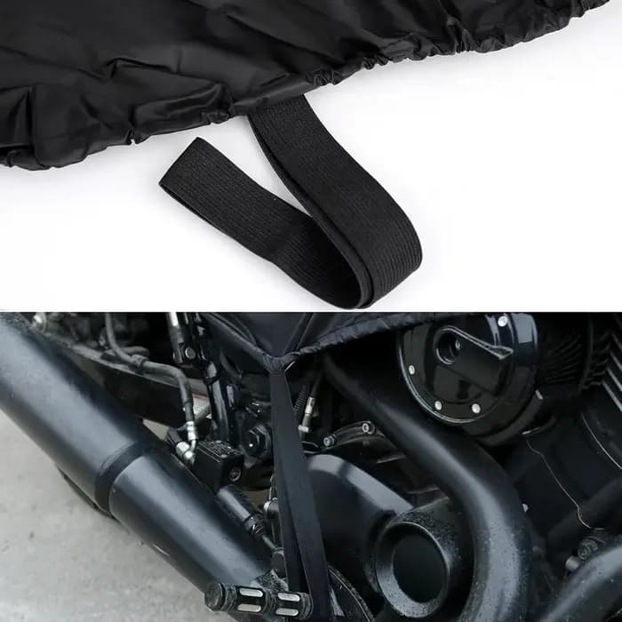 X Autohaux 210T demi-housse de moto de voyage, imperméable à l'eau, à l'extérieur, à la poussière, à