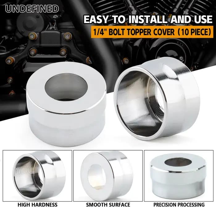 Pour Harley Touring Dyna Sportster Softail Street Bob Twin Cam 1/4 "10 pièces capuchon de tête de bo