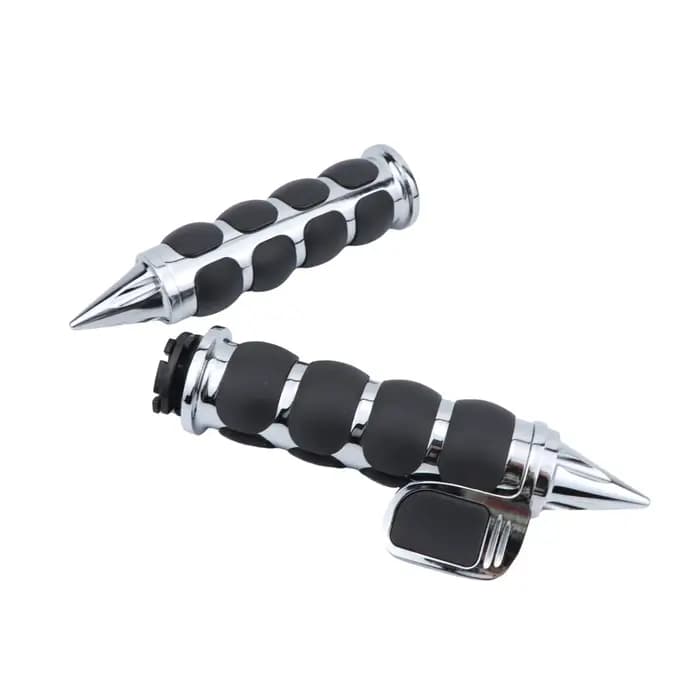 25mm 1 "moto guidon poignée barre fin poignées pour Harley Cruiser Chopper personnalisé Suzuki Boule
