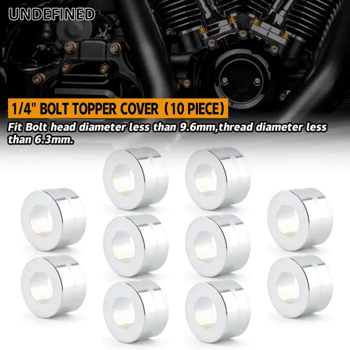Pour Harley Touring Dyna Sportster Softail Street Bob Twin Cam 1/4 "10 pièces capuchon de tête de bo