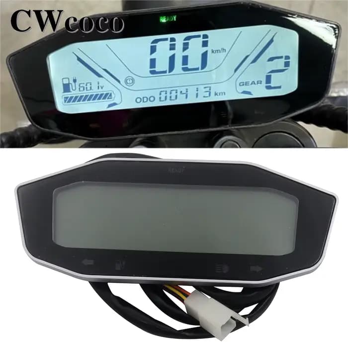 Compteur de vitesse pour Scooter électrique, odomètre, affichage de la puissance de la batterie, Tab