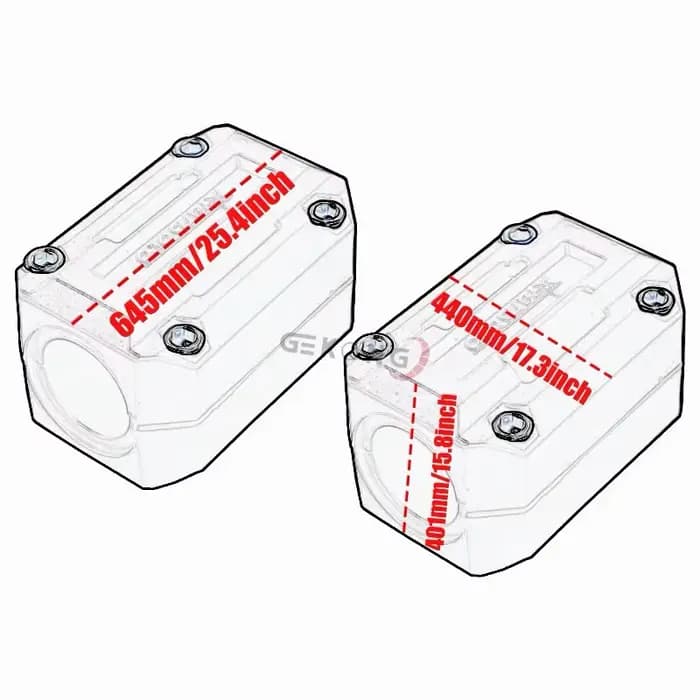 Pare-chocs de protection moteur de moto pour Loncin Tyge, Crash Bar, Night Protection, DS525X, DS900