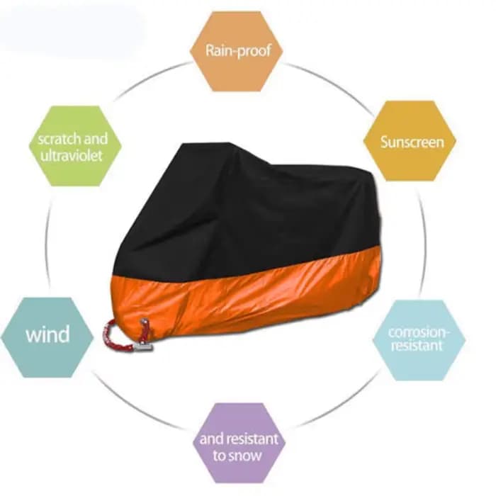 Housse de protection universelle pour moto, imperméable, anti-poussière, pour vélo et Scooter, prote