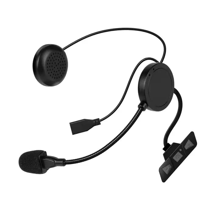 Casque de Moto sans fil Bluetooth 5.2, mains libres, lecteur de musique stéréo, écouteurs avec micro