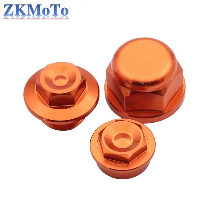 Écrou de blocage d'essieu de verrouillage de roue avant et arrière en aluminium CNC, pour KTM EXC 30